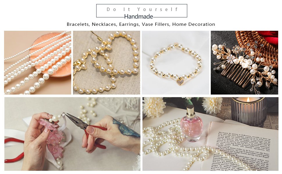 faux pearls for crafts white pearl beads perlas para bisuteria loose pearls vase filler decorations