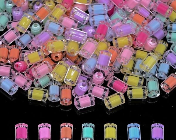200g+ Candy Kandi Beads for Jewelry Making Bracelet Key Chains (Mixed II)