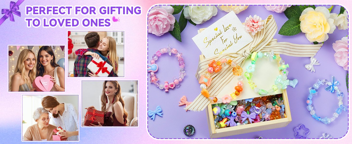 cute beads and charms