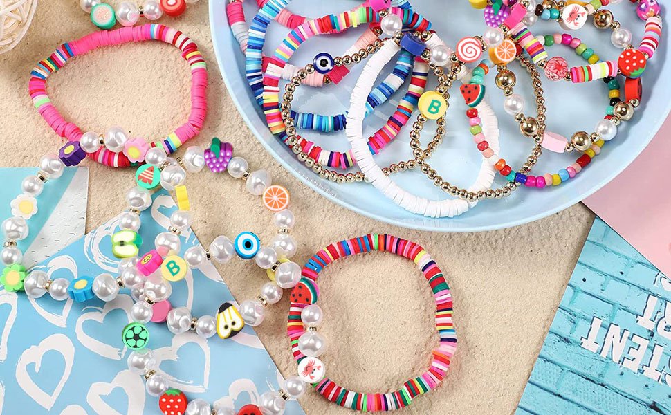 Polymer Clay Beads Bracelet Making kit